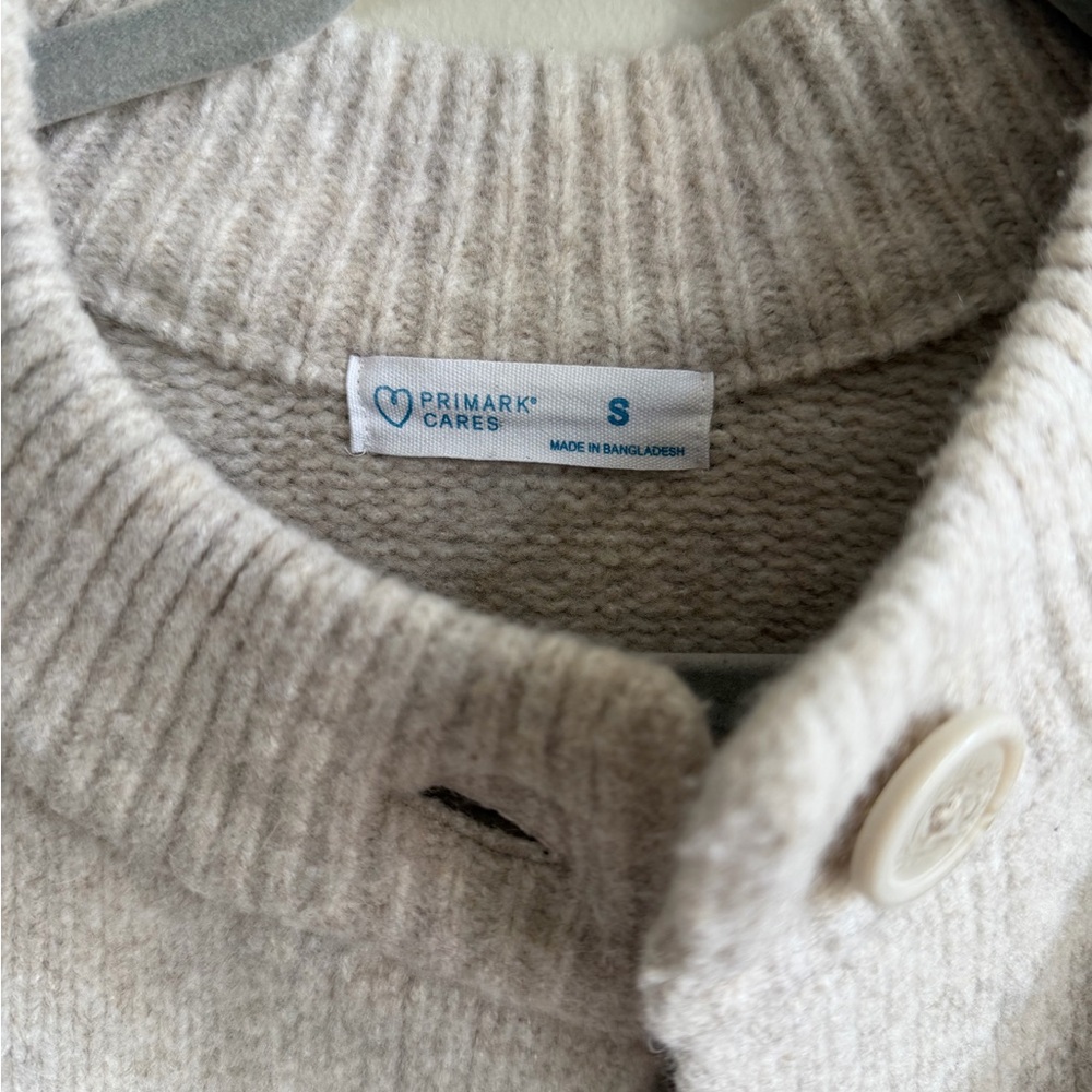 Primark Beige Button-Up Cardigan - Picture 5 of 5